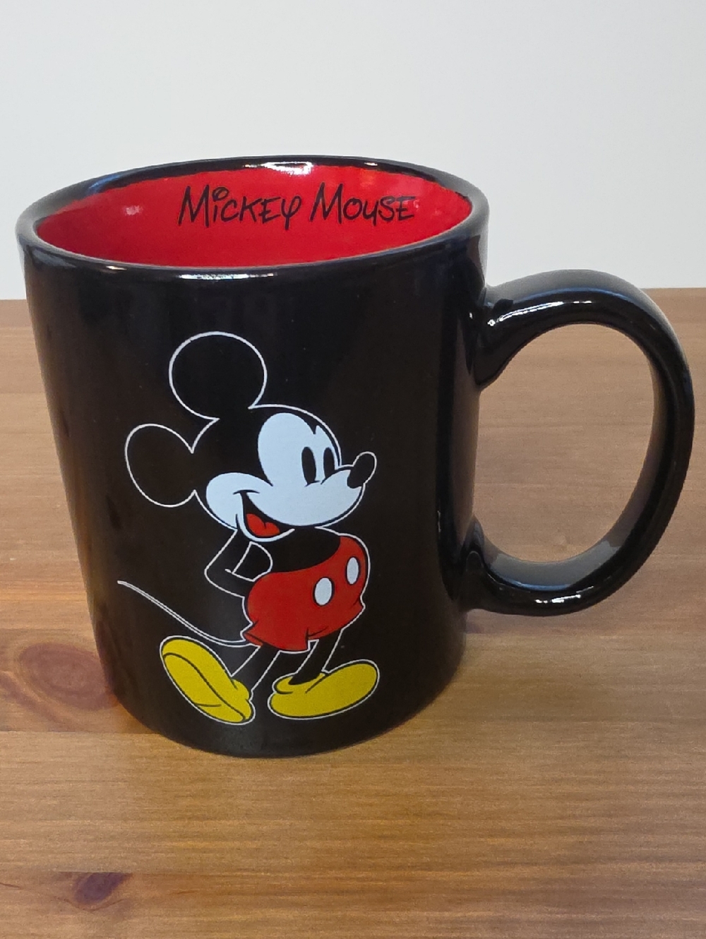 Mickey Mouse Disney Black/Red Classic Mug